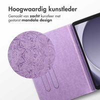imoshion Mandala Bookcase Samsung Galaxy Tab A9 Plus - Lila