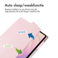 imoshion Trifold Hardcase Bookcase Samsung Galaxy Tab S11 - Roze