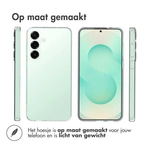 Accezz Clear Backcover Samsung Galaxy S25 FE - Transparant