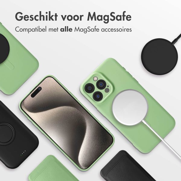 imoshion Color Backcover met MagSafe Apple iPhone 15 Pro Max - Groen