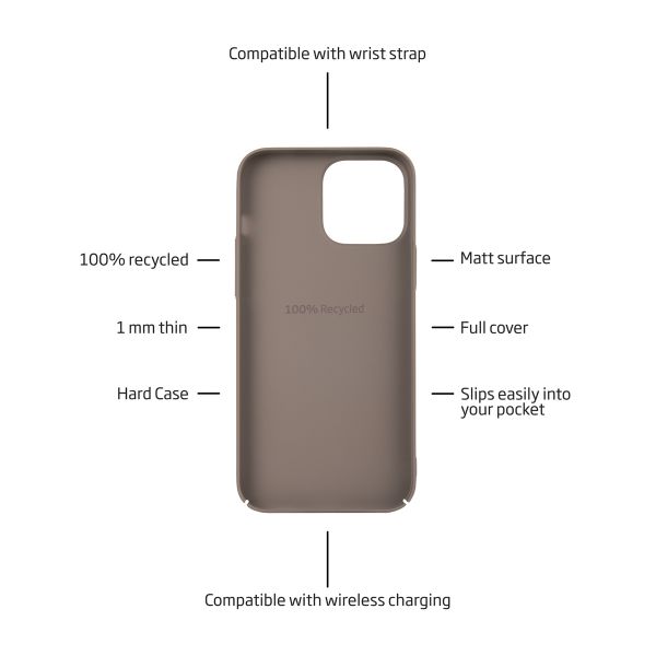 Holdit Slim Case Apple iPhone 12 (Pro) - Mocha Brown