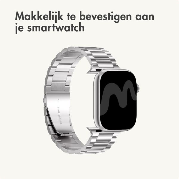 imoshion Stalen bandje Apple Watch | 38/40/41/42 mm - Zilver
