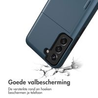 imoshion Backcover met pasjeshouder Samsung Galaxy S22 - Donkerblauw