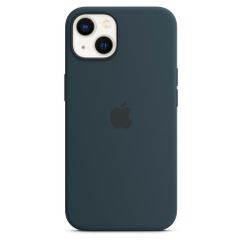 Apple Silicone Backcover MagSafe Apple iPhone 13 - Donkerblauw