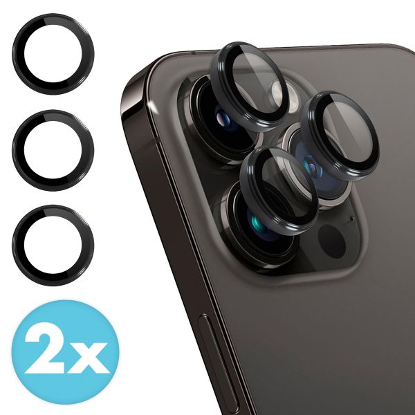 imoshion 2 Pack Camera lens protector Apple iPhone 14 Pro / 14 Pro Max - Grijs