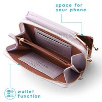 imoshion Vegan Lederen Telefoontasje Crossbody - Paars