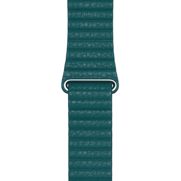 Apple Leather Loop L Apple Watch Series 1-10 / SE / Ultra (2) - 42/44/45/46/49 mm - Peacock