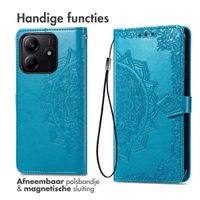imoshion Mandala Bookcase Xiaomi Redmi Note 14 (5G) - Turquoise