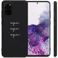 imoshion Design hoesje Galaxy S20 Plus - Wijnen Wijnen Wijnen - Zwart