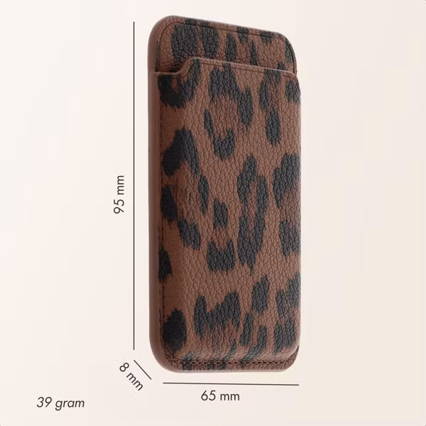 Selencia Sabi Pashouder met MagSafe - Mocha Brown