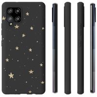 imoshion Design hoesje Samsung Galaxy A42 - Sterren / Zwart