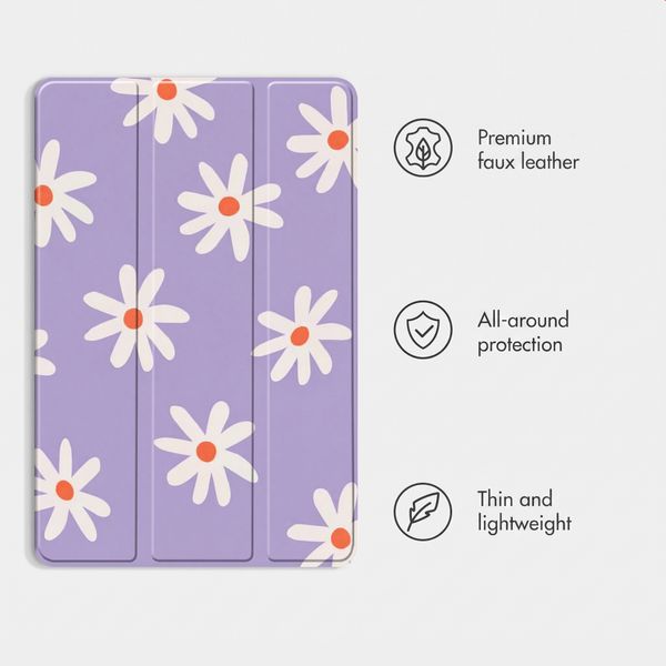 imoshion Design Trifold Case Samsung Galaxy Tab S11 - Flowers Distance