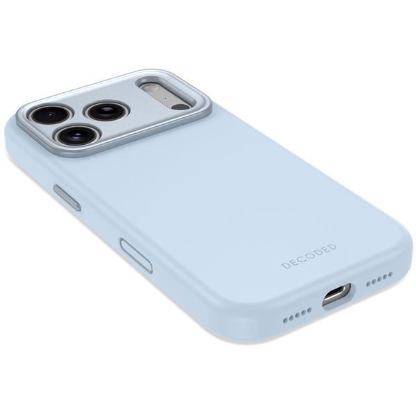 Decoded Silicone Backcover MagSafe Apple iPhone 18 Pro / 17 Pro - Light Blue