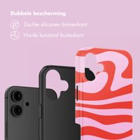 Selencia Vivid Backcover Apple iPhone 16 - Dream Swirl Pink