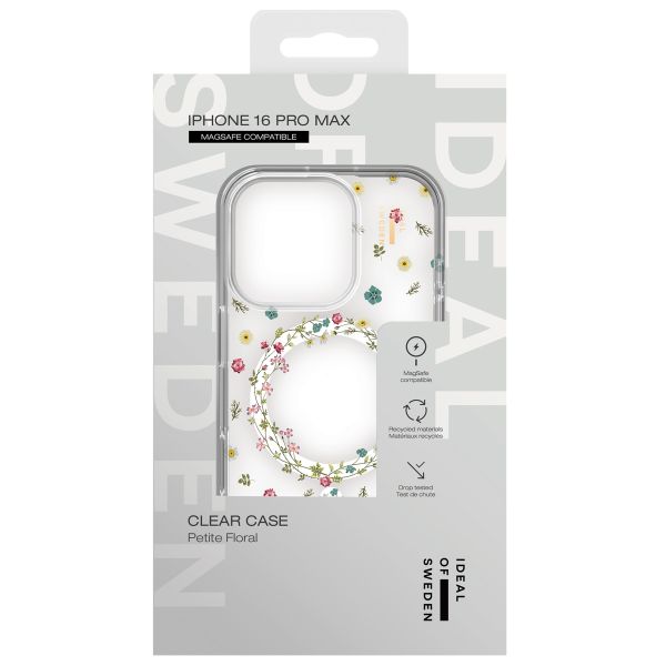 iDeal of Sweden Clear Case MagSafe Apple iPhone 16 Pro Max - Petite Floral