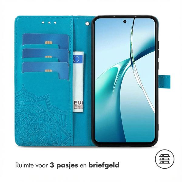 imoshion Mandala Bookcase Google Pixel 9A - Turquoise