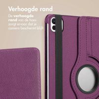 imoshion 360° draaibare Bookcase Apple iPad Air 11 inch (2026) M4 / (2025) M3 / (2024) M2 / Air 5 (2022) / Air 4 (2020) / Pro 11 (2018/2020) - Paars