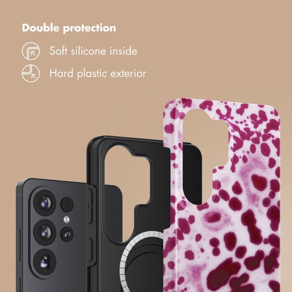 Selencia Vivid Back Cover with MagSafe Samsung Galaxy S26 Ultra - Cosmic Orchid