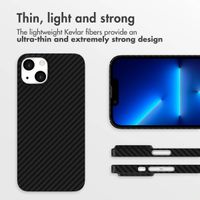 Accezz MagSafe Kevlar® Back Cover Apple iPhone 13 - Black