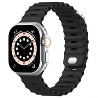 Accezz Ocean bandje Apple Watch Series 1 - 9 / SE (38/40/41 mm) | Series 10 / 11 (42 mm) - Zwart