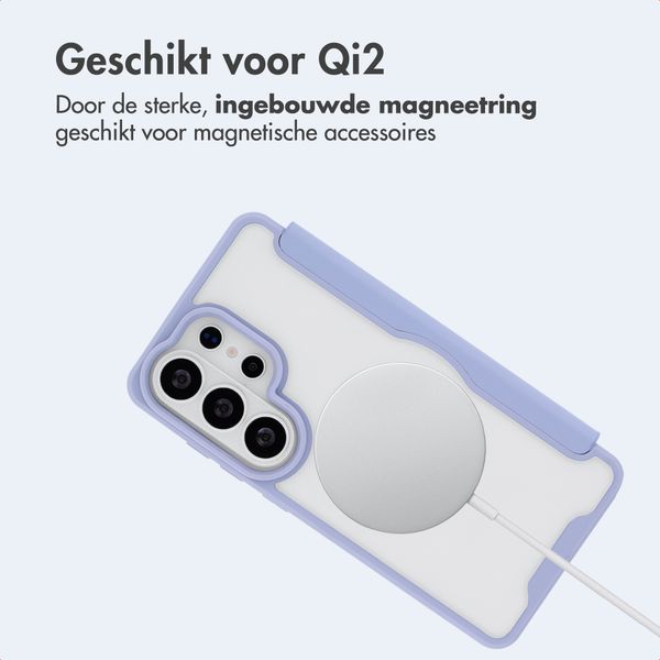 imoshion Transparante Bookcase met MagSafe Samsung Galaxy S26 Ultra - Lila