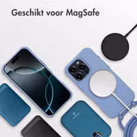 imoshion Color Backcover met afneembaar koord met MagSafe Apple iPhone 16 Pro Max - Ash Blue