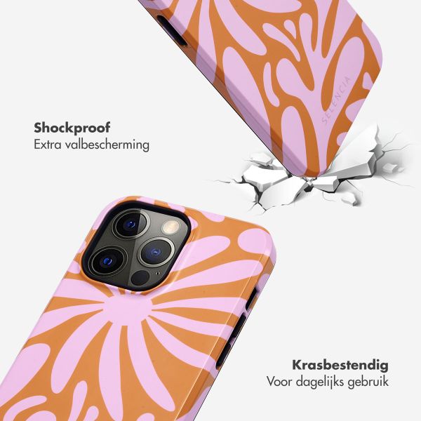 Selencia Vivid Tough Backcover iPhone 14 Pro Max - Modern Bloom Pink