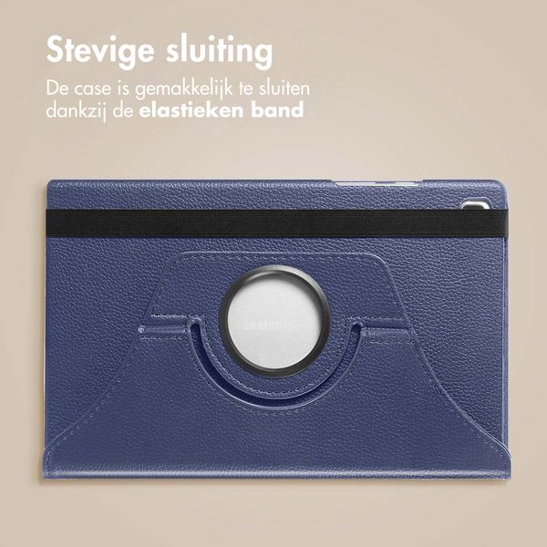 imoshion 360° draaibare Bookcase Samsung Galaxy Tab A11 - Donkerblauw