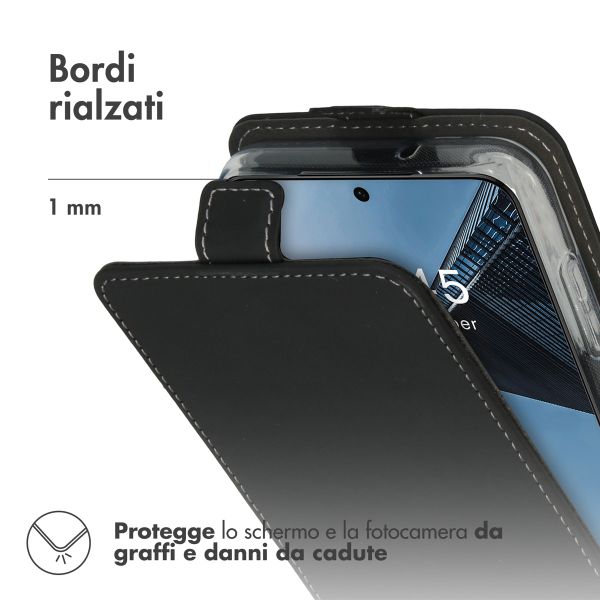Accezz Flipcase Samsung Galaxy S23 - Zwart