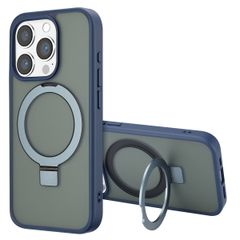 Accezz Ring Stand Backcover met MagSafe Apple iPhone 15 Pro - Blauw