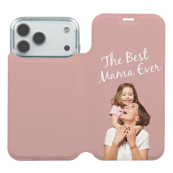 Ontwerp je eigen Compact gel bookcase hoes Apple iPhone 17 Pro Max - Wit