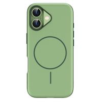 imoshion Color Backcover met Thin MagSafe Ring Apple iPhone 16 - Donkergroen