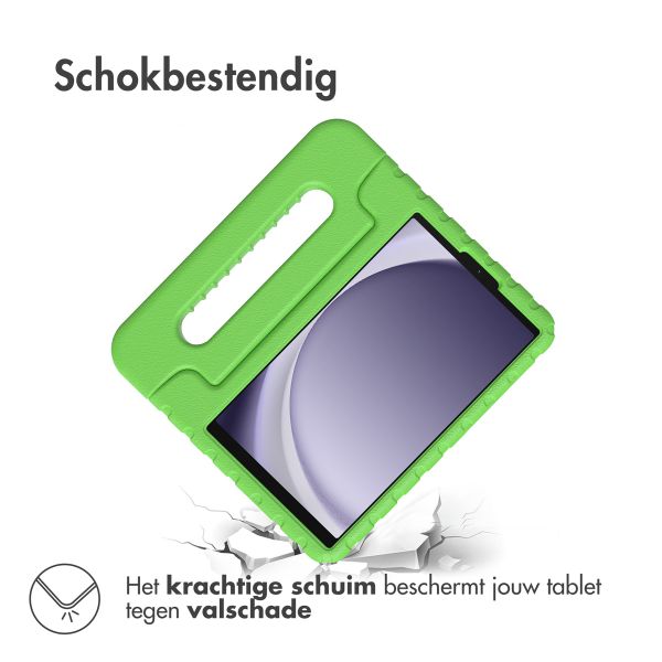 imoshion Kidsproof Backcover met handvat Samsung Galaxy Tab A9 8.7 inch - Groen