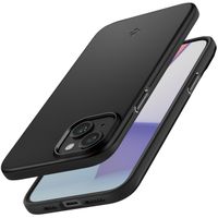 Spigen Thin Fit Backcover iPhone 15 - Zwart