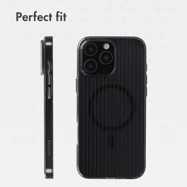 Accezz Lite Case with MagSafe | Fluted | Apple iPhone 16 Pro - Black
