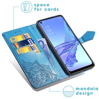 imoshion Mandala Bookcase Oppo A53 / Oppo A53s - Turquoise