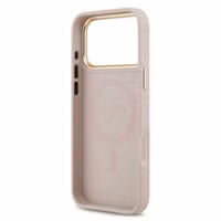 Guess Classic 4G Logo Backcover met MagSafe Apple iPhone 17 Pro - Roze