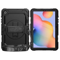 Extreme Backcover with handstrap and shoulder strap Samsung Galaxy Tab S6 Lite / Tab S6 Lite (2022) - Zwart