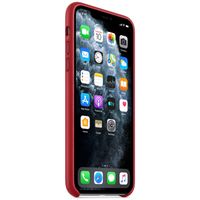 Apple Leather Backcover iPhone 11 Pro Max - Red