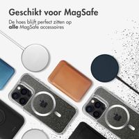 imoshion Clear Glitter Backcover met MagSafe Apple iPhone 15 Pro - Zilver