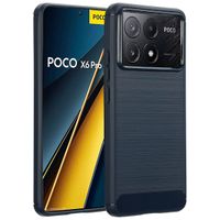 imoshion Brushed Backcover Xiaomi Poco X6 Pro - Donkerblauw