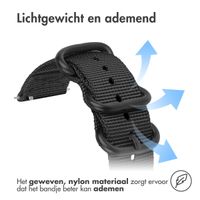 imoshion Nylon bandje - Universeel 22 mm aansluiting - Zwart