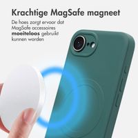 imoshion Color Backcover met MagSafe iPhone 16e - Donkergroen