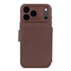 Decoded 2 in 1 Leather Detachable Wallet MagSafe Apple iPhone 17 Pro - Chocolate Brown