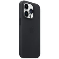 Apple Leather Back Cover with MagSafe Apple iPhone 14 Pro - Midnight