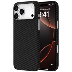 Accezz MagSafe Kevlar Backcover Apple iPhone 17 Pro Max - Zwart