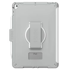 UAG Scout Healthcare backcover met strap Apple iPad 9 (2021) 10.2 inch / iPad 8 (2020) 10.2 inch / iPad 7 (2019) 10.2 inch - Wit / Grijs