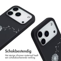 imoshion Siliconen design hoesje met koord Apple iPhone 17 Pro Max - Dandelion Black