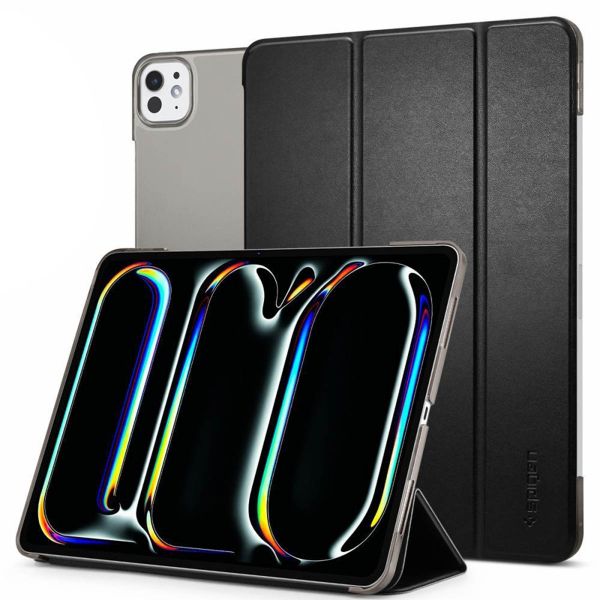 Spigen Smart Fold Bookcase iPad Pro 11 (2024) M4 - Zwart