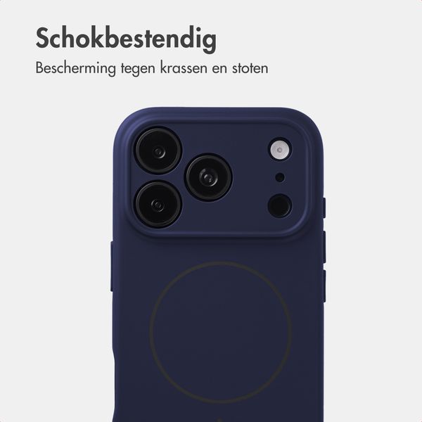 Accezz Grip Backcover met MagSafe Apple iPhone 18 Pro Max / 17 Pro Max - Donkerblauw